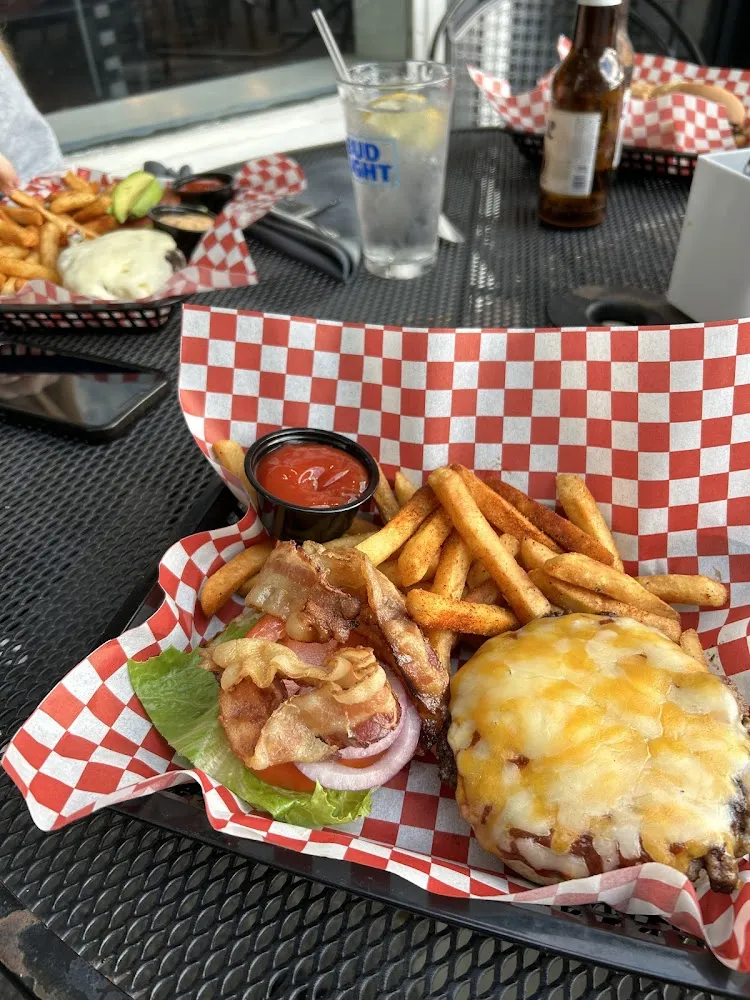 Bourbon Blue Cheeseburger