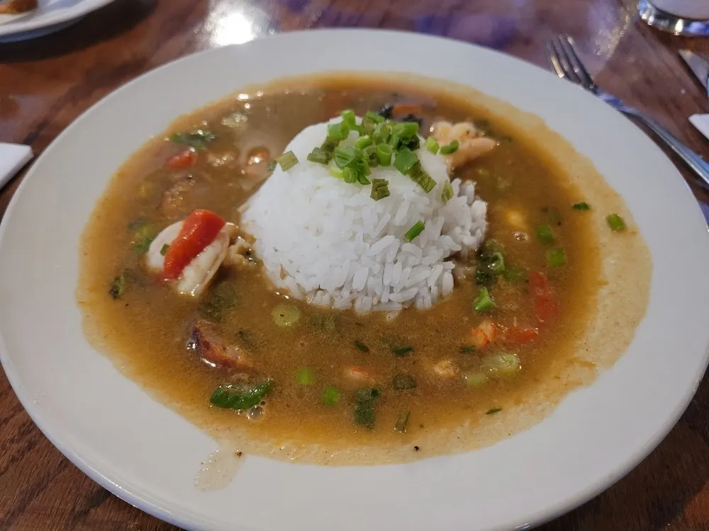 Seafood Gumbo a Meal by Itself